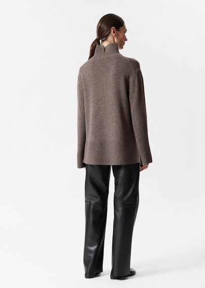 Oversized Turtleneck Wool Jumper