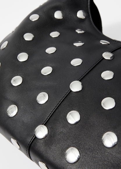 Studded Leather Tote