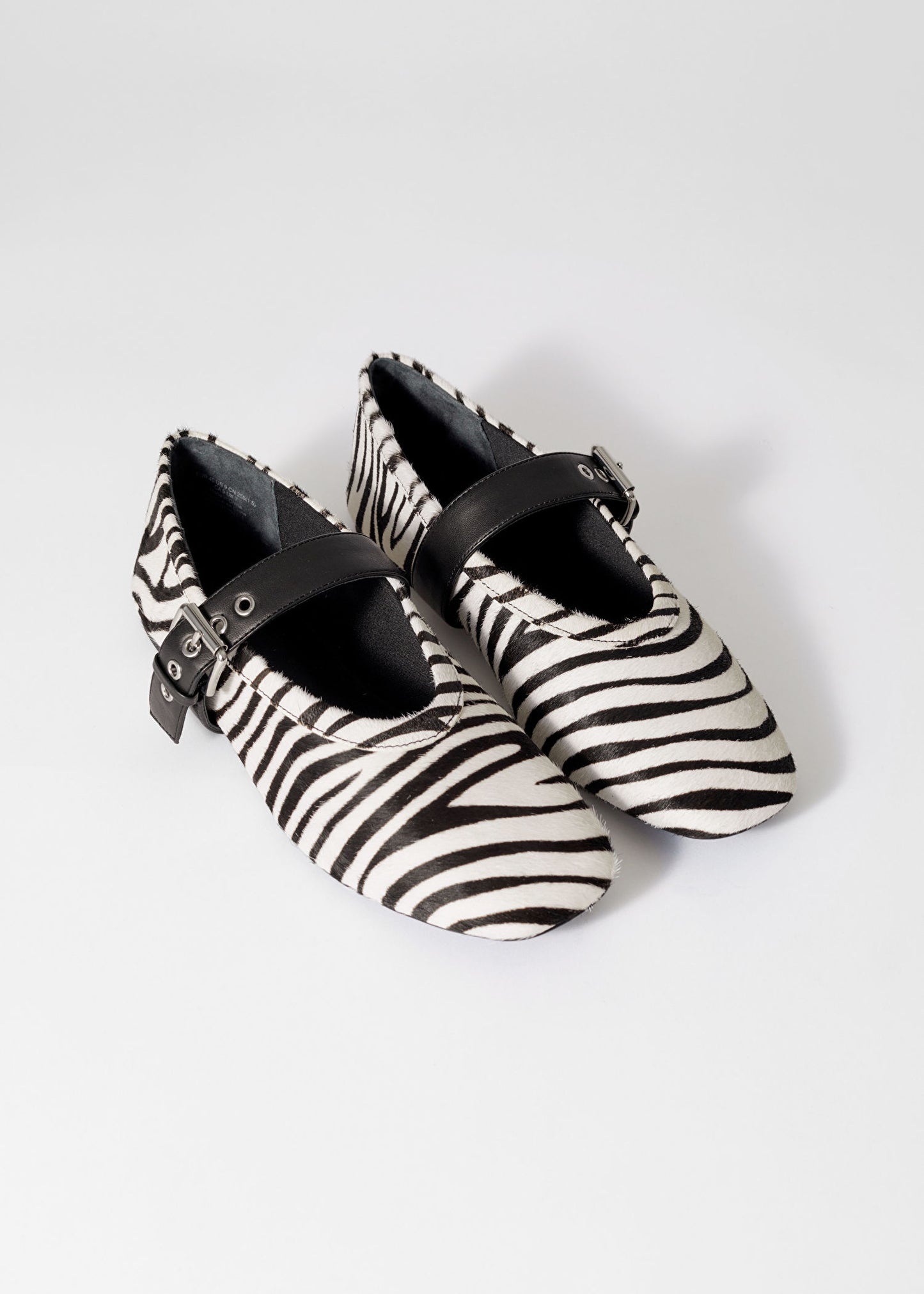 Zebra-Print Ballet Flats