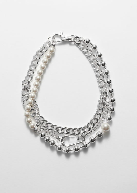 Layered Chain Link Necklace