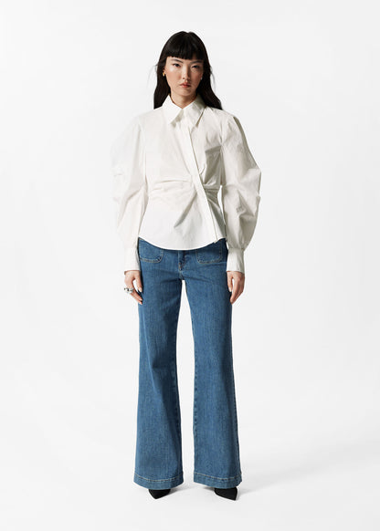 Asymmetrical Cotton Shirt