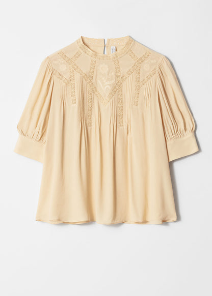 Embroidered Lace Blouse