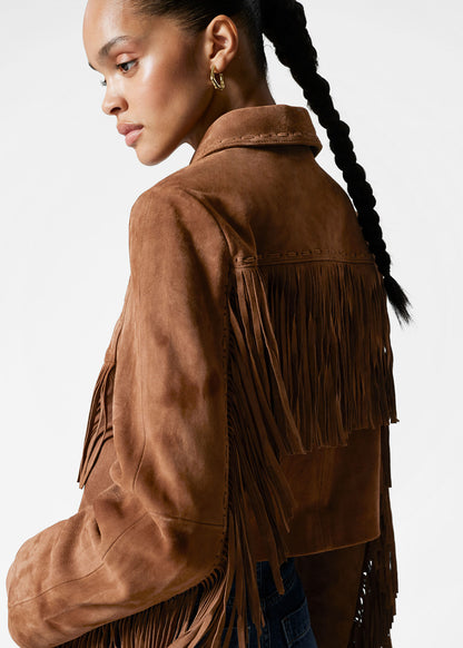 Fringe Suede Jacket