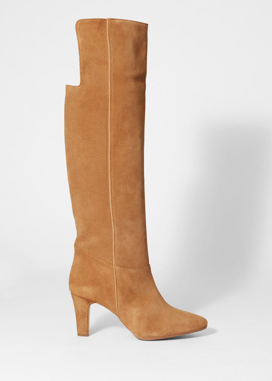 Suede Knee Boots