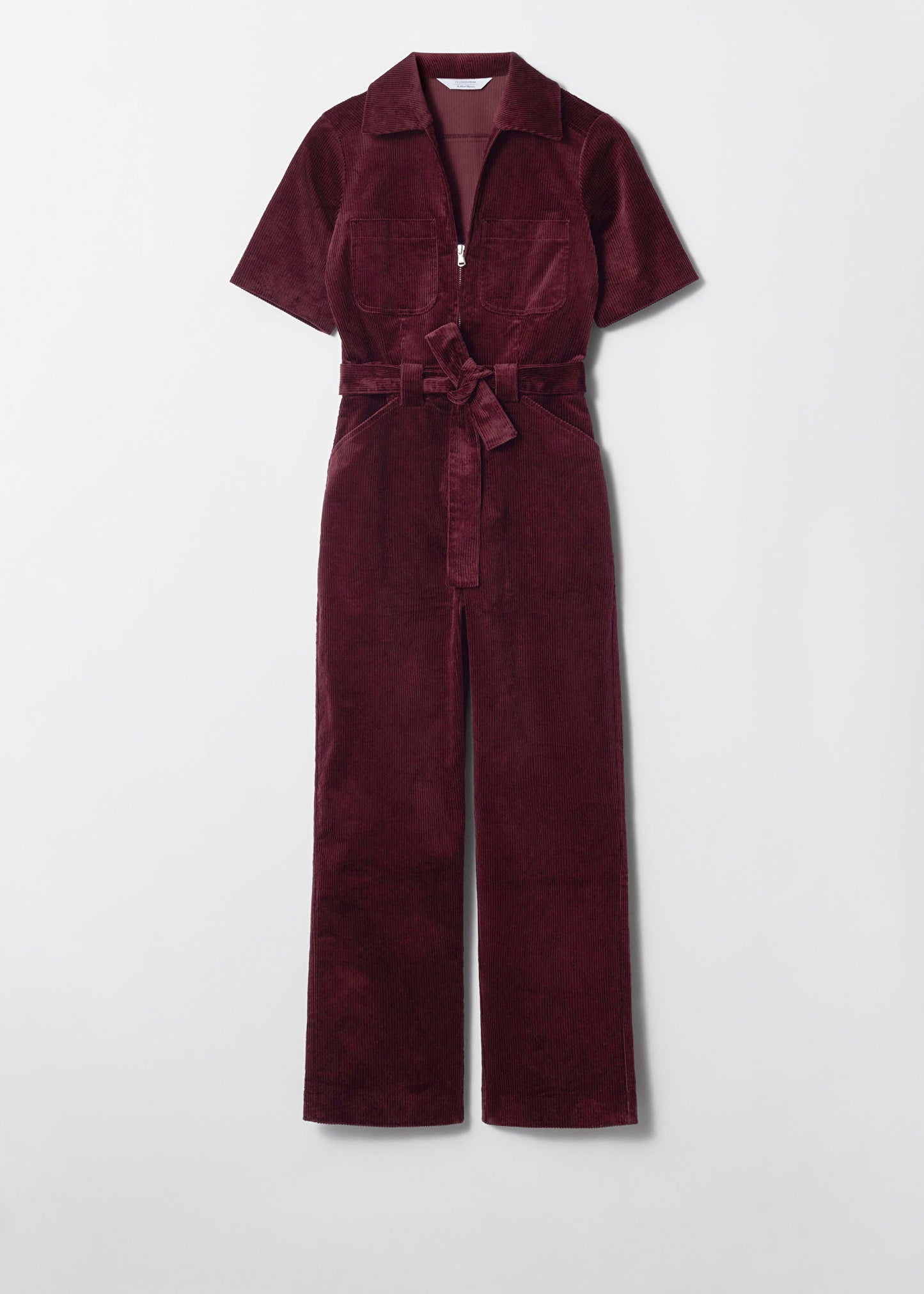 Belted Corduroy Jumpsuit