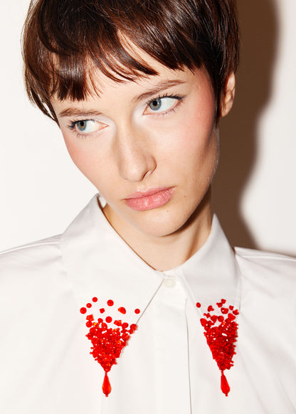 Bead-Embellished Shirt
