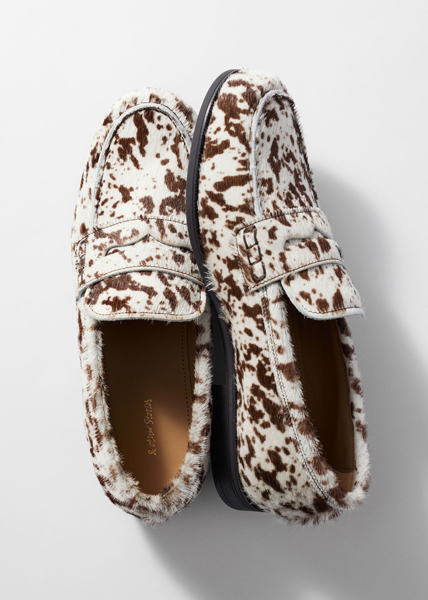 Cow-Print Loafers