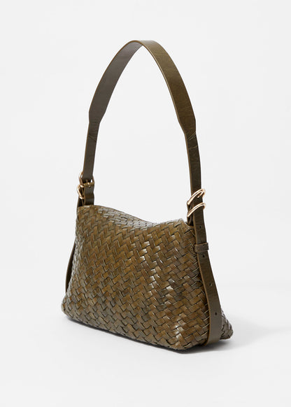 Small Braided Leather Tote