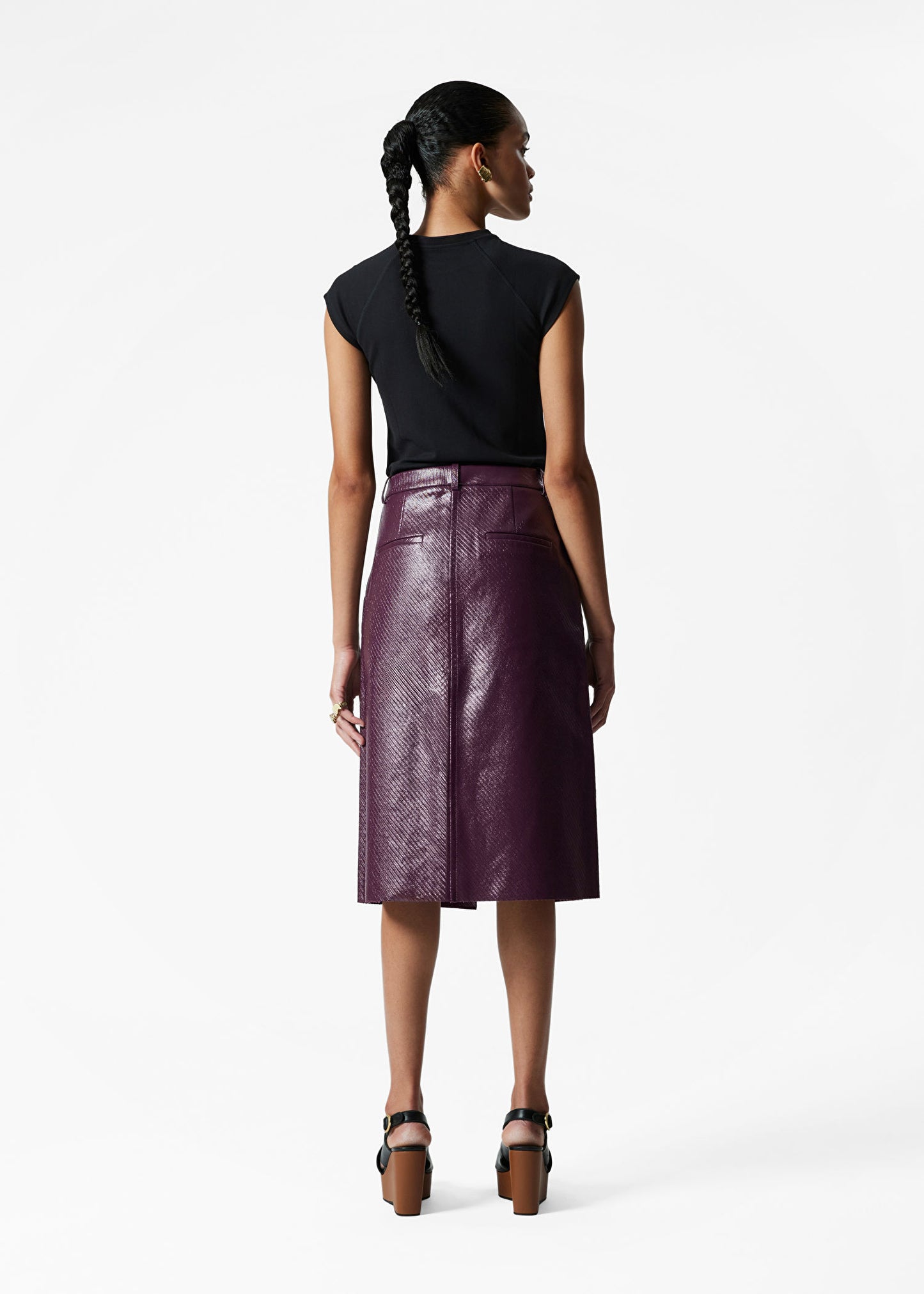 A-Line Midi Skirt