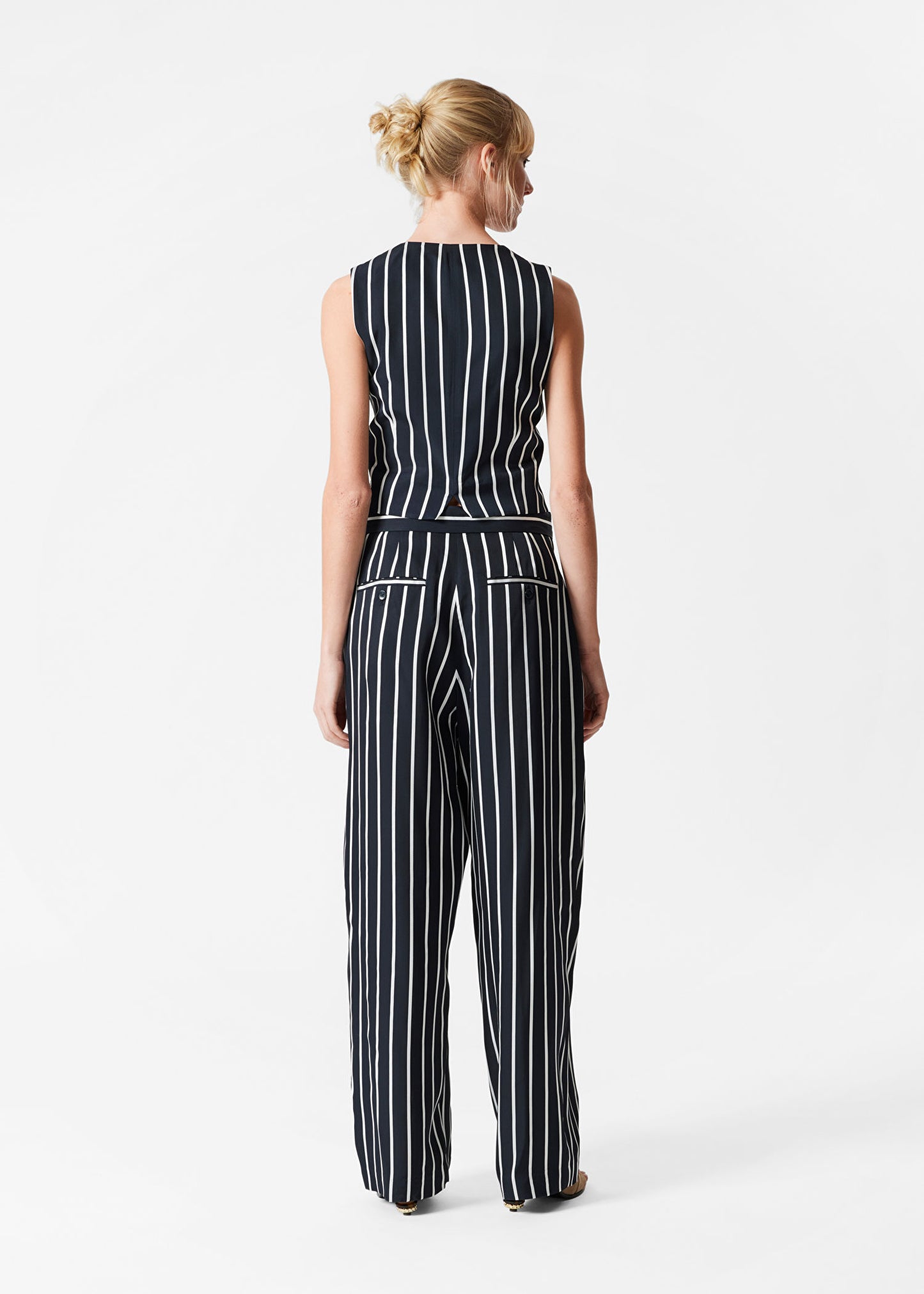 Deep Pleat Tailored Trousers