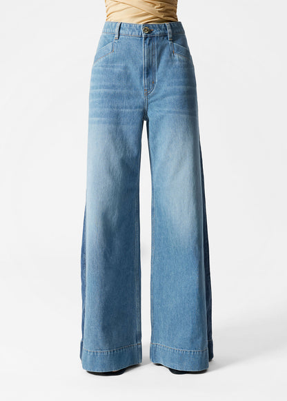 Long Wide-Leg Jeans