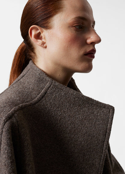 Asymmetric Wool Jacket