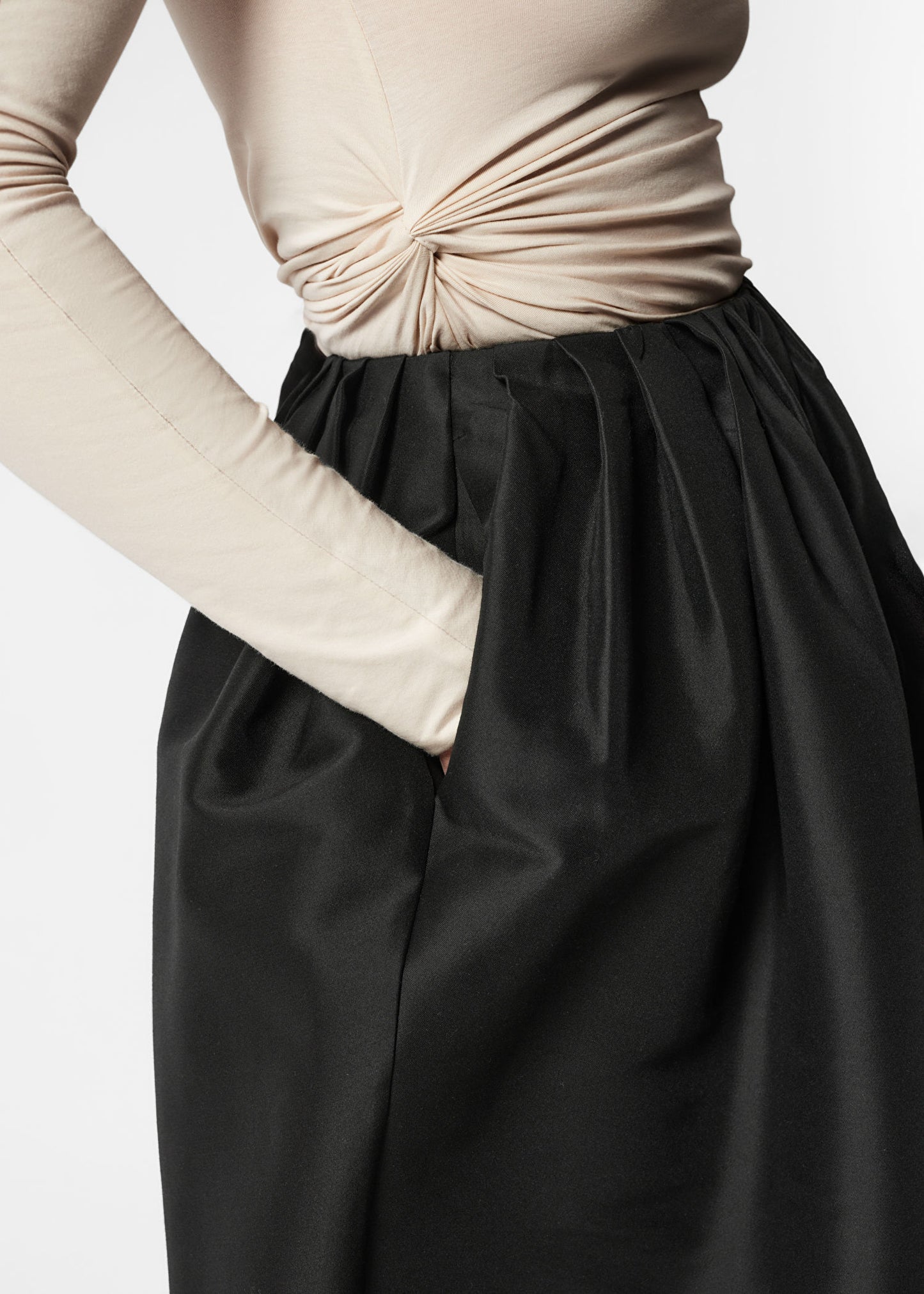 Balloon Midi Skirt