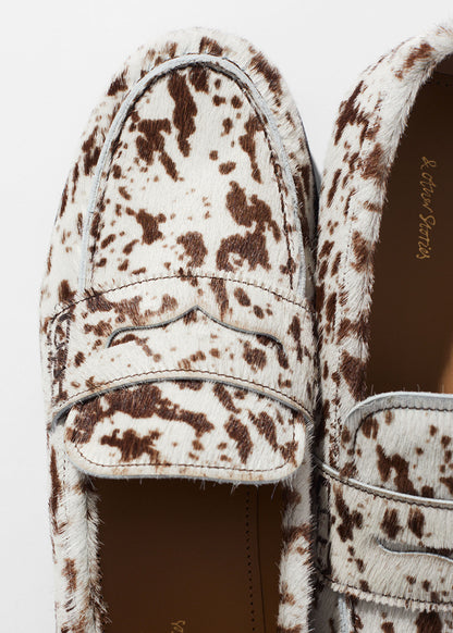 Cow-Print Loafers