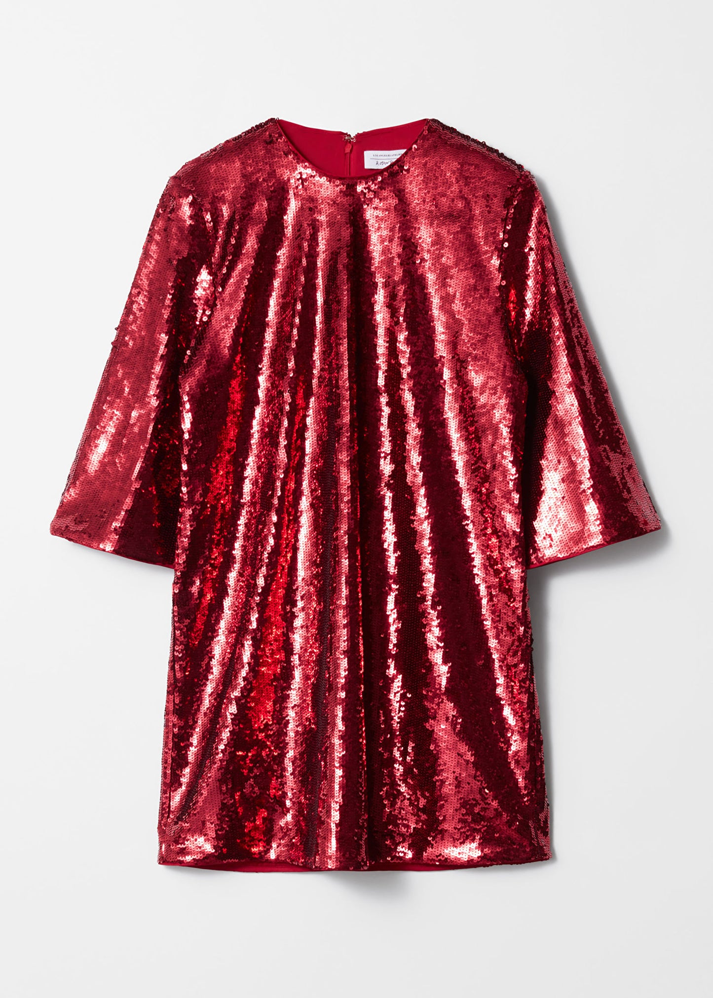 Sequined Mini Shift Dress