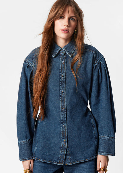 Tapered Denim Shirt