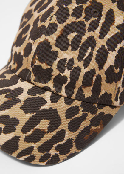 Leopard-Print Baseball Cap