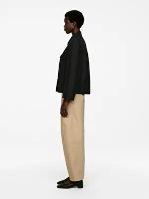 Barrel-Leg Trousers