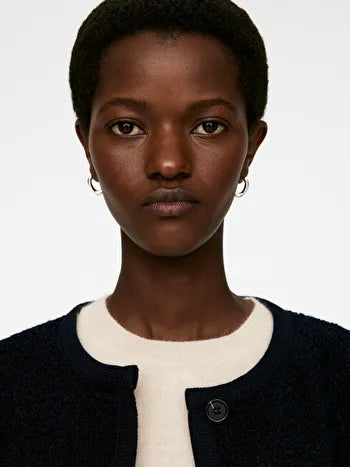 Knitted Wool T-Shirt Top