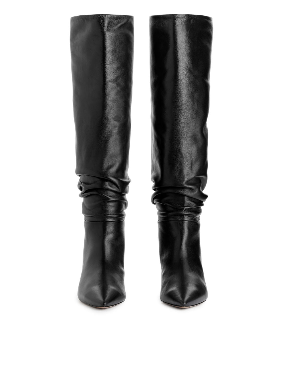 Slouchy Leather Boots