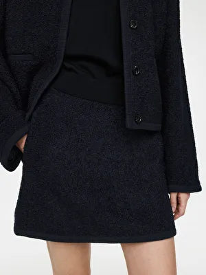 Alpaca Wool-Blend Skirt