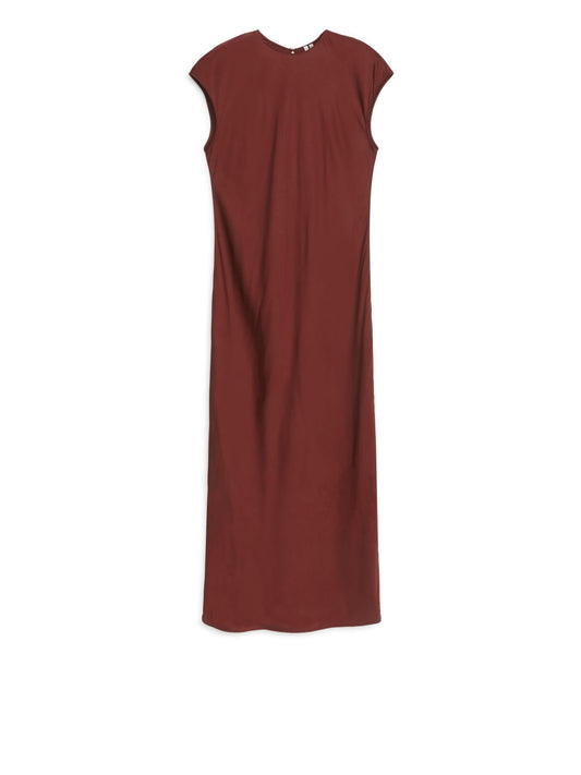 Cap-Sleeve Maxi Dress