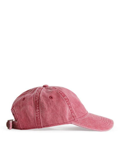 Washed cotton cap