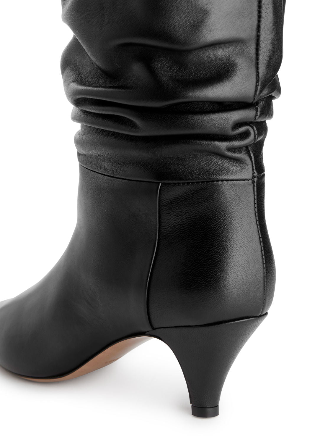 Slouchy Leather Boots