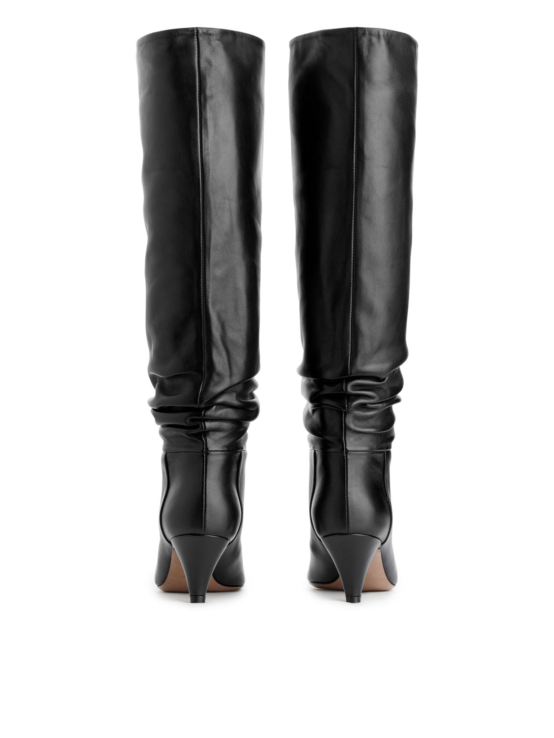 Slouchy Leather Boots