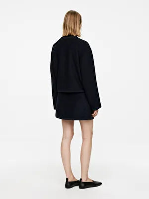 Alpaca Wool-Blend Skirt