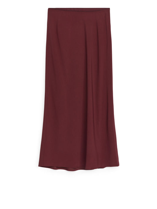 Satin Maxi Slip Skirt