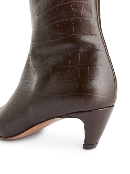 Square-Toe Ankle Boots