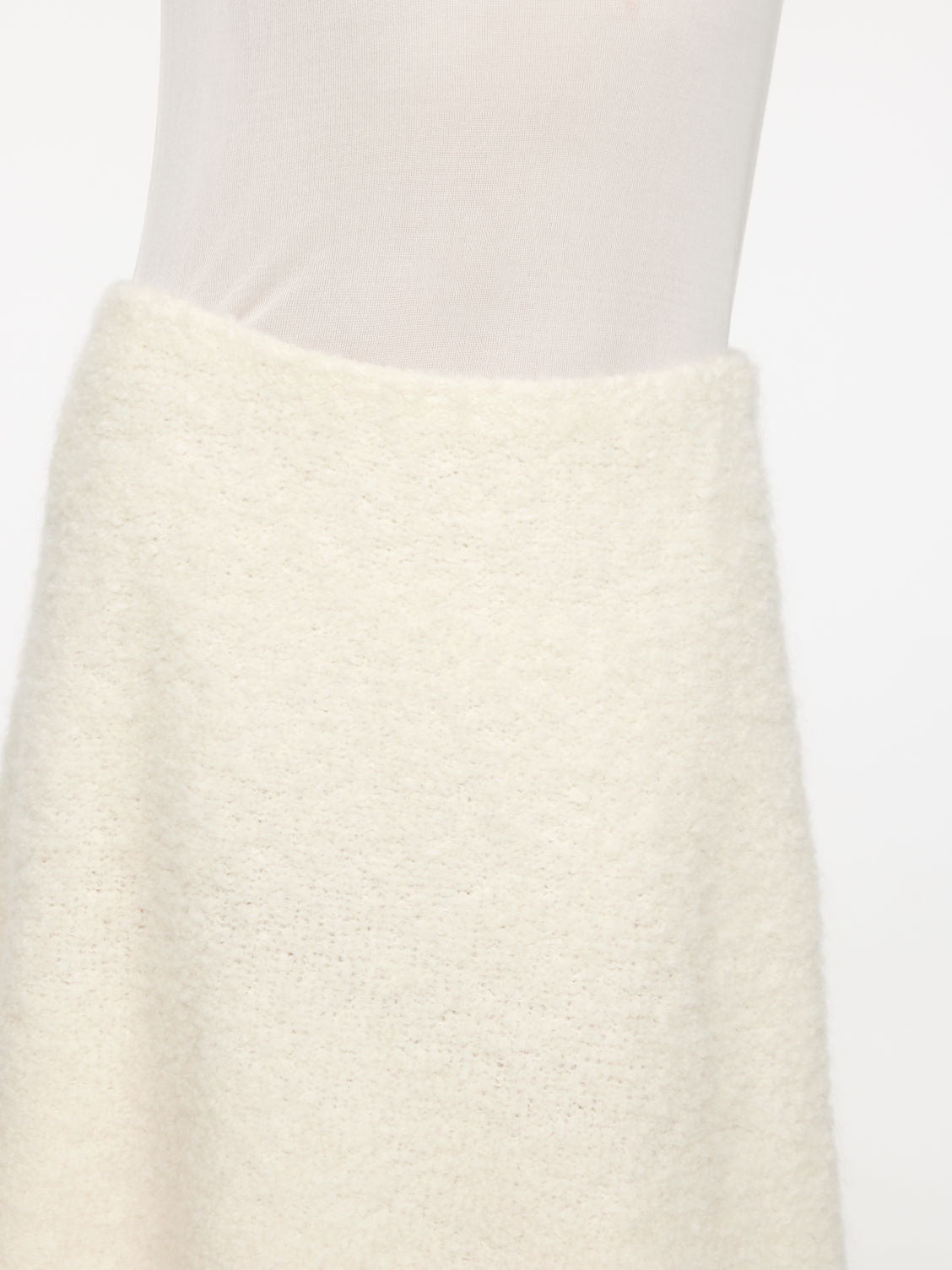 Reverse-Knit Mini Skirt