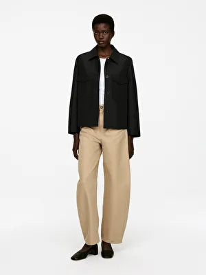 Barrel-Leg Trousers