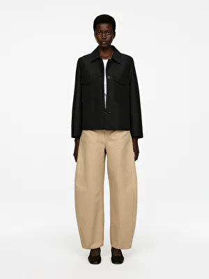Barrel-Leg Trousers