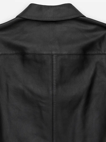 Lined Leather Jacket