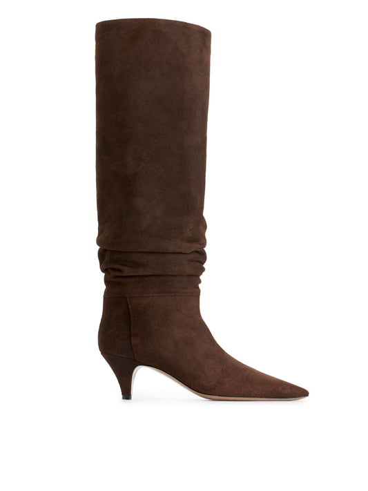 Slouchy Suede Boots