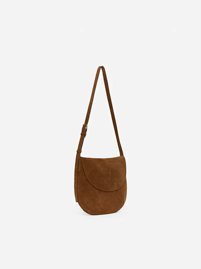 Suede Crossbody Bag