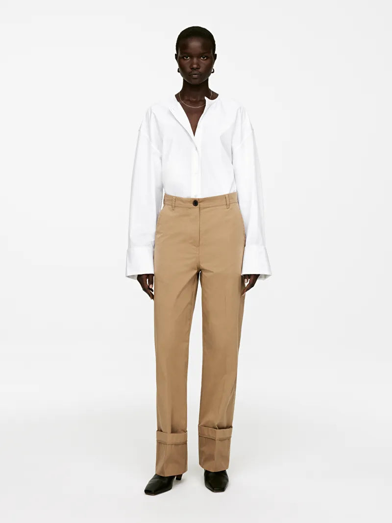 Fold-Up Chino Trousers