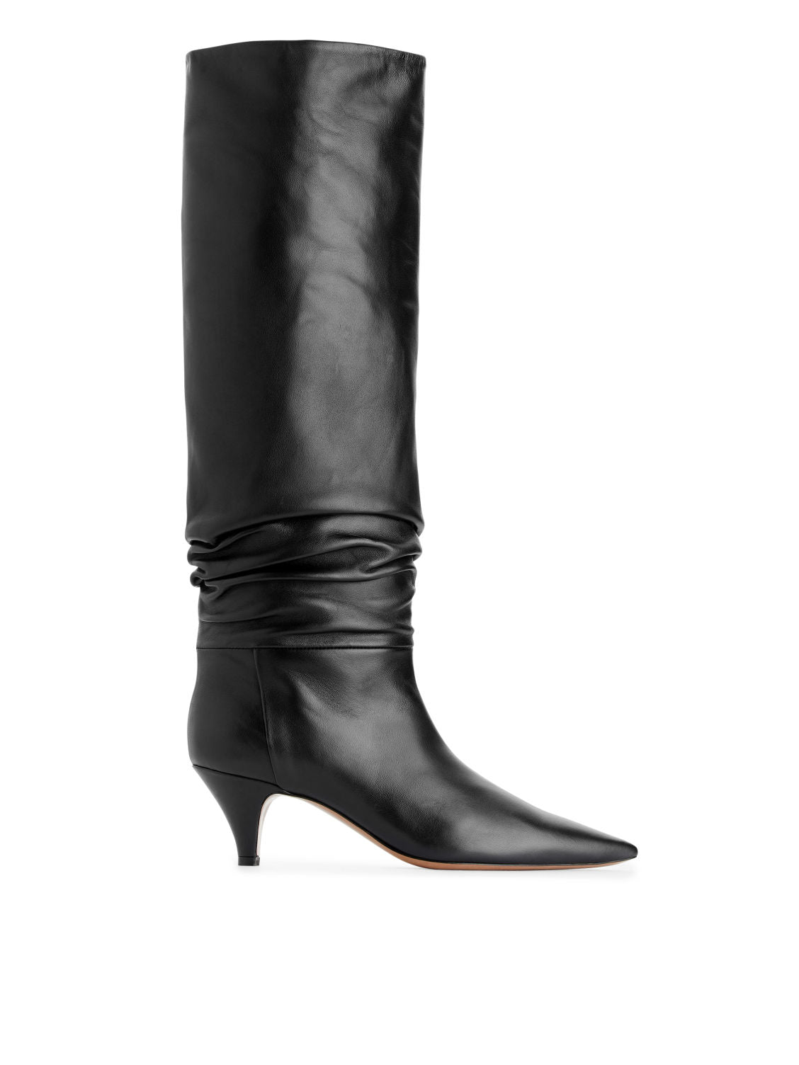 Slouchy Leather Boots