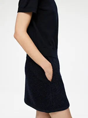 Alpaca Wool-Blend Skirt