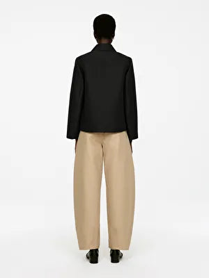 Barrel-Leg Trousers