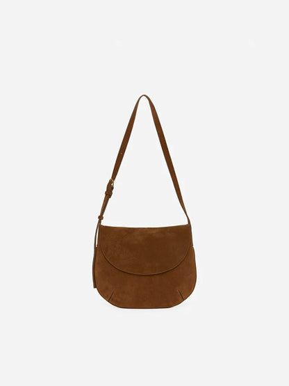 Suede Crossbody Bag