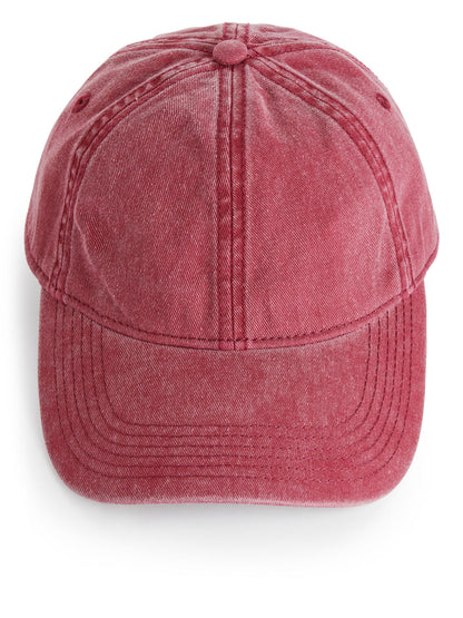 Washed cotton cap