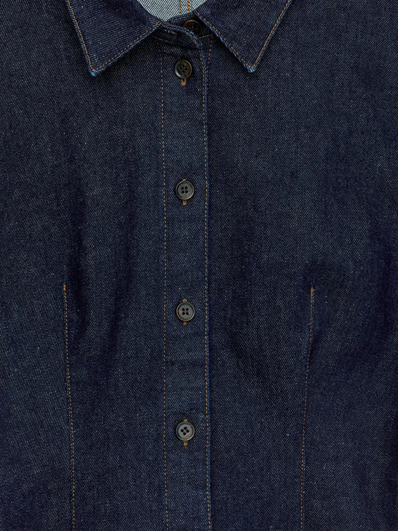 Fitted Denim Shirt