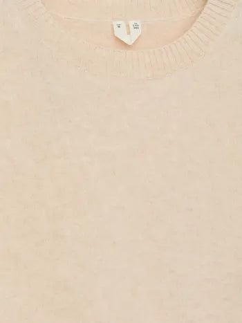 Knitted Wool T-Shirt Top
