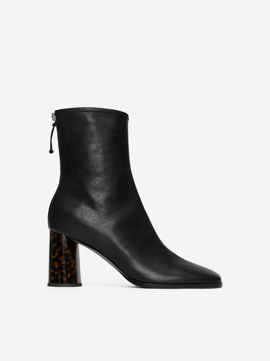 Tortoise-Heel Sock Boots