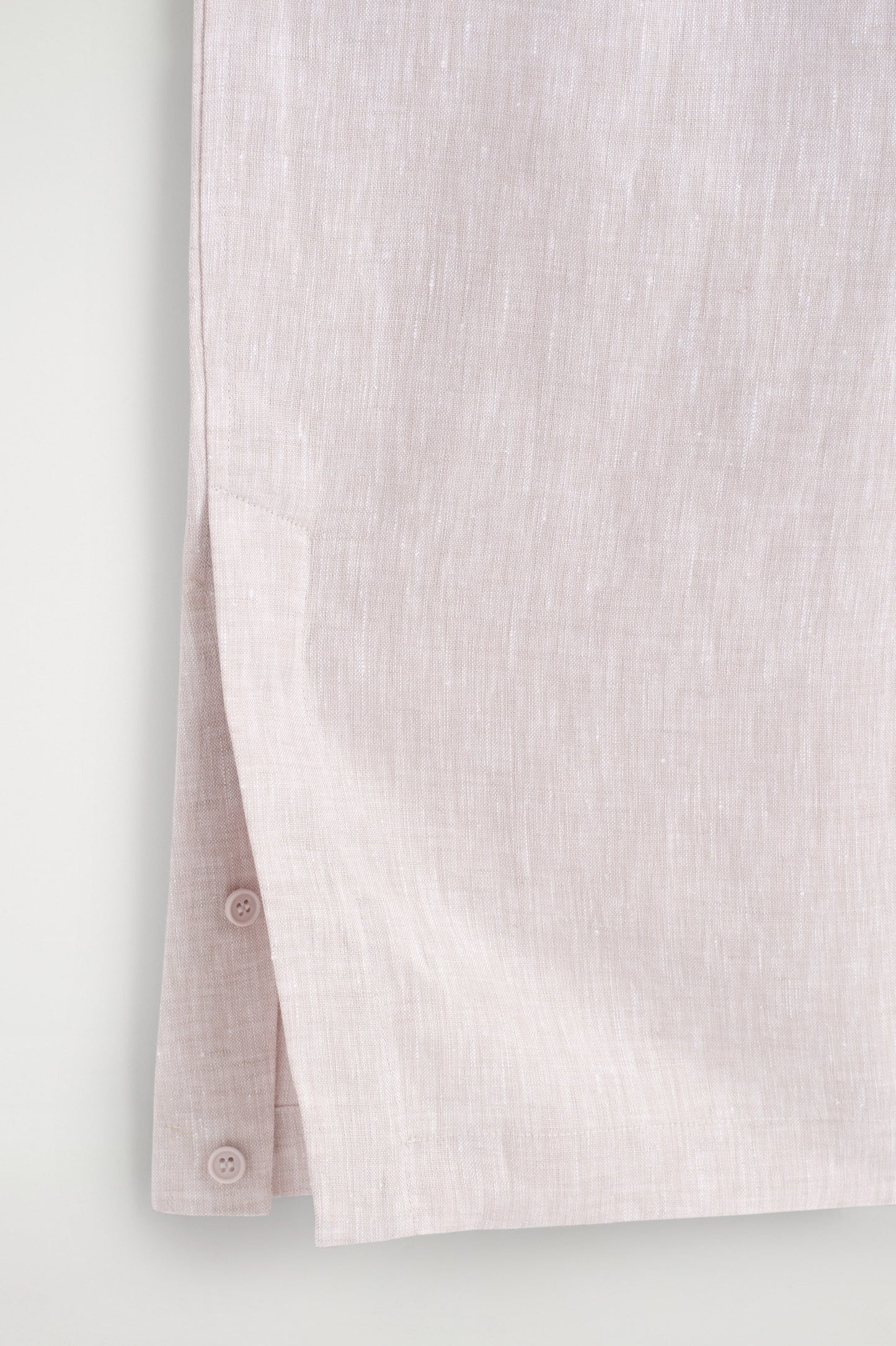 Elasticated Linen Barrel-Leg Trousers