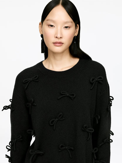 Wool Bow Jumper