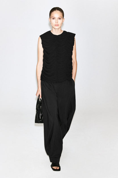 Gathered panelled top